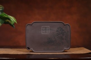 《宜興紫砂儲水式壺承/干泡盤》宜興工紫砂壺紫砂茶壺茶具  《宜興紫砂儲水式壺承/干泡盤》宜興工紫砂壺紫砂茶壺茶具