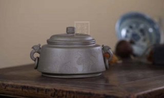 《汲古茶倉矮》宜興紫砂壺名家全手工茶壺名師單益芳老師青段  《汲古茶倉矮》宜興紫砂壺名家全手工茶壺名師單益芳老師青段