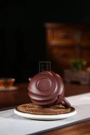 《博海浪擊》宜興紫砂壺工藝美術(shù)師手工茶壺紫泥創(chuàng)新壺