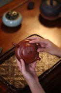 《掇只》宜興工藝美術(shù)師手工紫砂壺掇只泡茶壺茶具頂級(jí)大紅袍