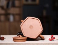《八方來財》宜興紫砂壺工藝美術(shù)師手工金降坡泥泡茶壺茶具八方