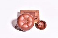 《南瓜》宜興南瓜紫砂壺大紅袍純手工工藝美術(shù)師泡茶壺特價(jià)茶具