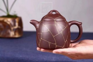 《金絲秦權》宜興紫砂壺工藝美術師手工紫泥泡茶壺秦權茶具  《金絲秦權》宜興紫砂壺工藝美術師手工紫泥泡茶壺秦權茶具