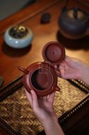 《掇只》宜興工藝美術(shù)師手工紫砂壺掇只泡茶壺茶具頂級(jí)大紅袍