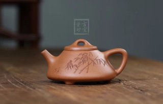 《子冶石瓢(刻竹)》  《子冶石瓢(刻竹)》