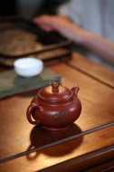 《掇只》宜興工藝美術(shù)師手工紫砂壺掇只泡茶壺茶具頂級(jí)大紅袍