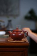 《掇只》宜興工藝美術(shù)師手工紫砂壺掇只泡茶壺茶具頂級(jí)大紅袍