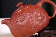 《魚化龍供春》宜興紫砂壺高級工藝美術(shù)師手工茶壺茶具大紅袍供春