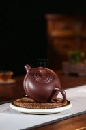 《博海浪擊》宜興紫砂壺工藝美術(shù)師手工茶壺紫泥創(chuàng)新壺