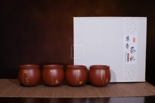 《空禪靜道紫砂杯》紫砂茶具茶壺純手工大紅袍  《空禪靜道紫砂杯》紫砂茶具茶壺純手工大紅袍