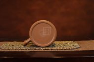 《竹節(jié)蓋杯-泥繪梅花款》紫砂壺實(shí)力派名家手工宜興茶壺茶具段泥