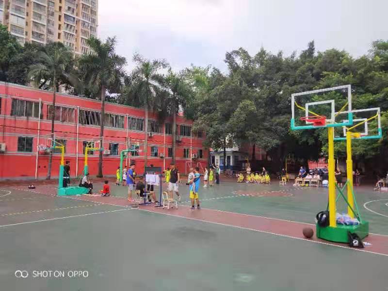 新陽小學(xué)兒童籃球架項(xiàng)目-【玉峰體育】