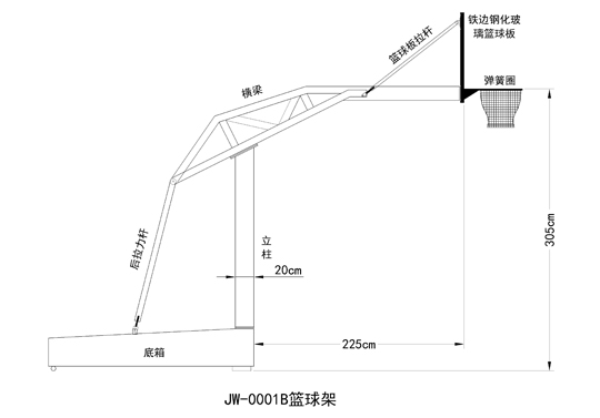 籃球架是一幅還是一個-【玉峰體育】